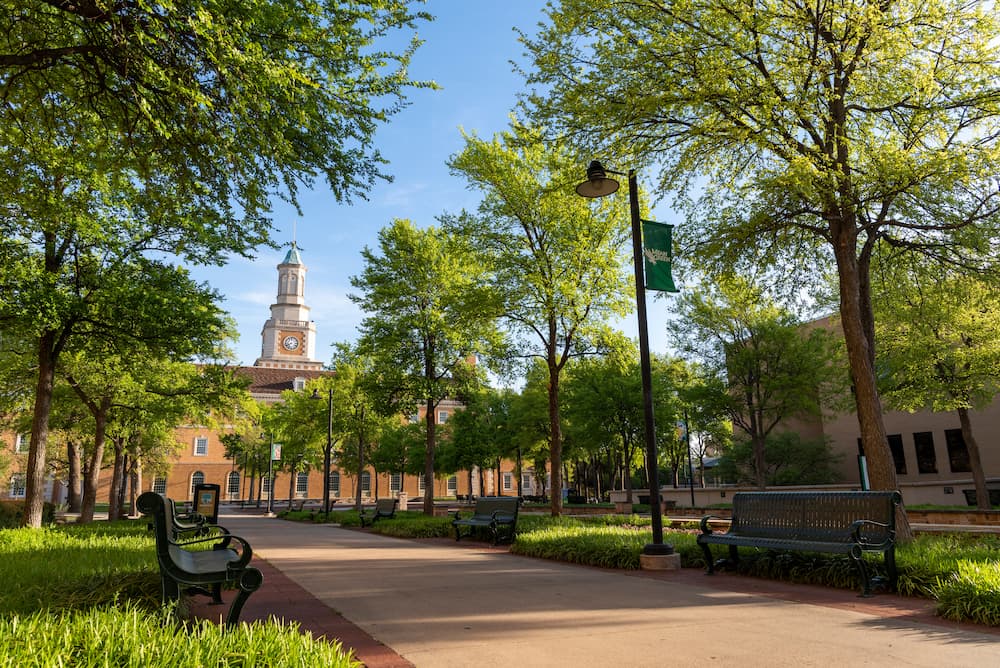 Photo of UNT Admin Building